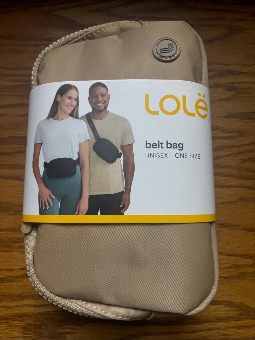 Lole Beige Belt Bag